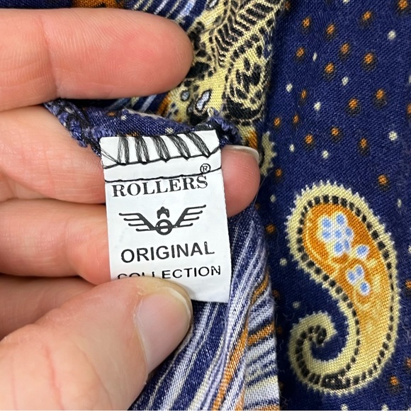 Vintage Bohemian Paisley Print Maxi Skirt Sz S - Picture 11 of 12